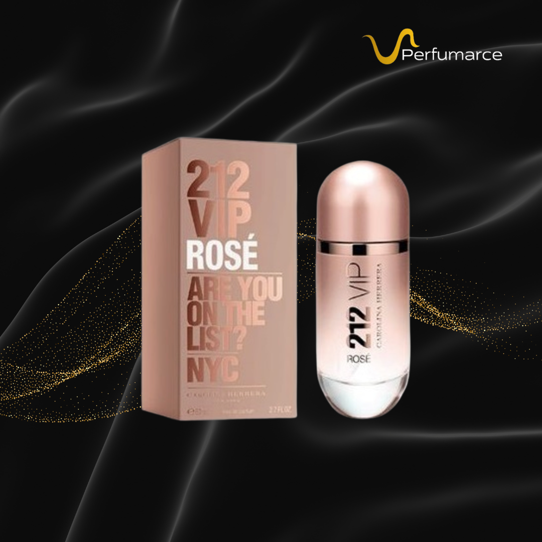 Perfume Carolina Herrera 212 VIP Rosé Eau de Parfum 80ml Original Perfumarce