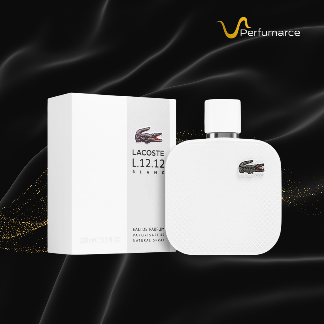 Perfume Lacoste L.12.12 Blanc Hombre Eau de Parfum 100ml Original Diseñador Perfumarce