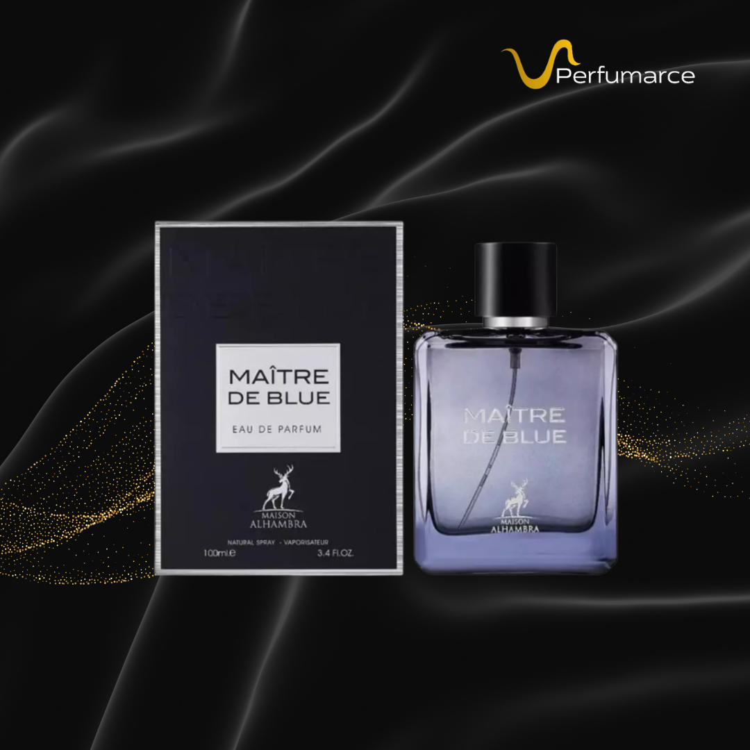 Perfume Maison Alhambra Maître De Blue 100 ml EDP Arabe Original Perfumarce