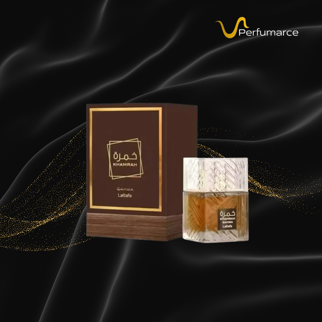 Perfume Lattafa Khamrah Qahwa Unisex Eau de Parfum 100ml Original Arabe Perfumarce