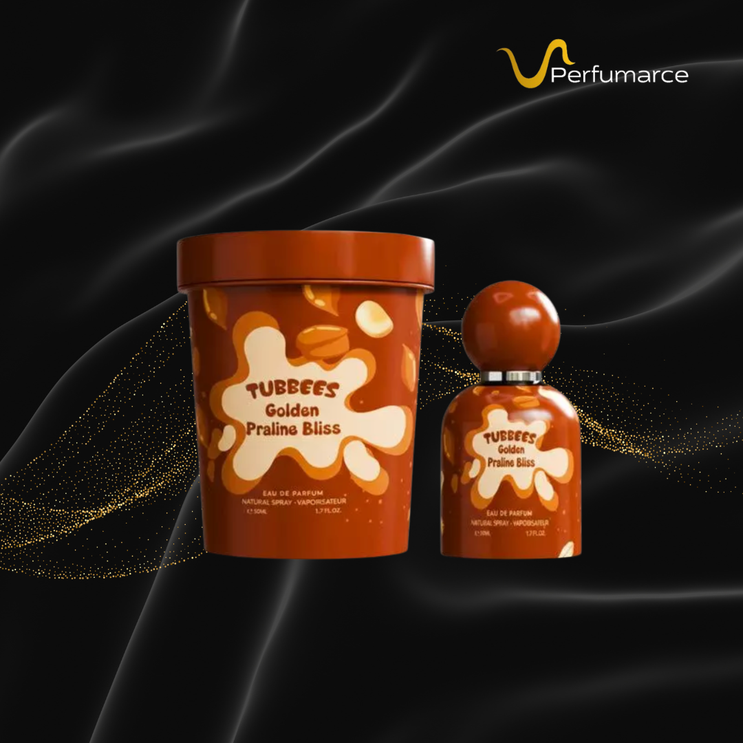 Perfume Grandeur Tubbees In A Tub Golden Praline Bliss Unisex Eau de Parfum 50ml Original Arabe Perfumarce