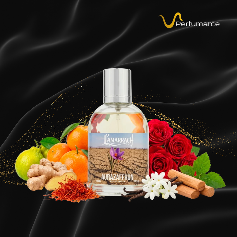 Perfume L'amarrach Aurazaffron Unisex EDP 100 ml Original Perfumarce